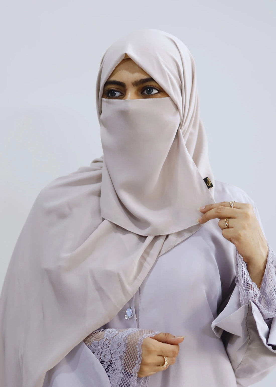 Hijab & Niqab Set Cool Beige