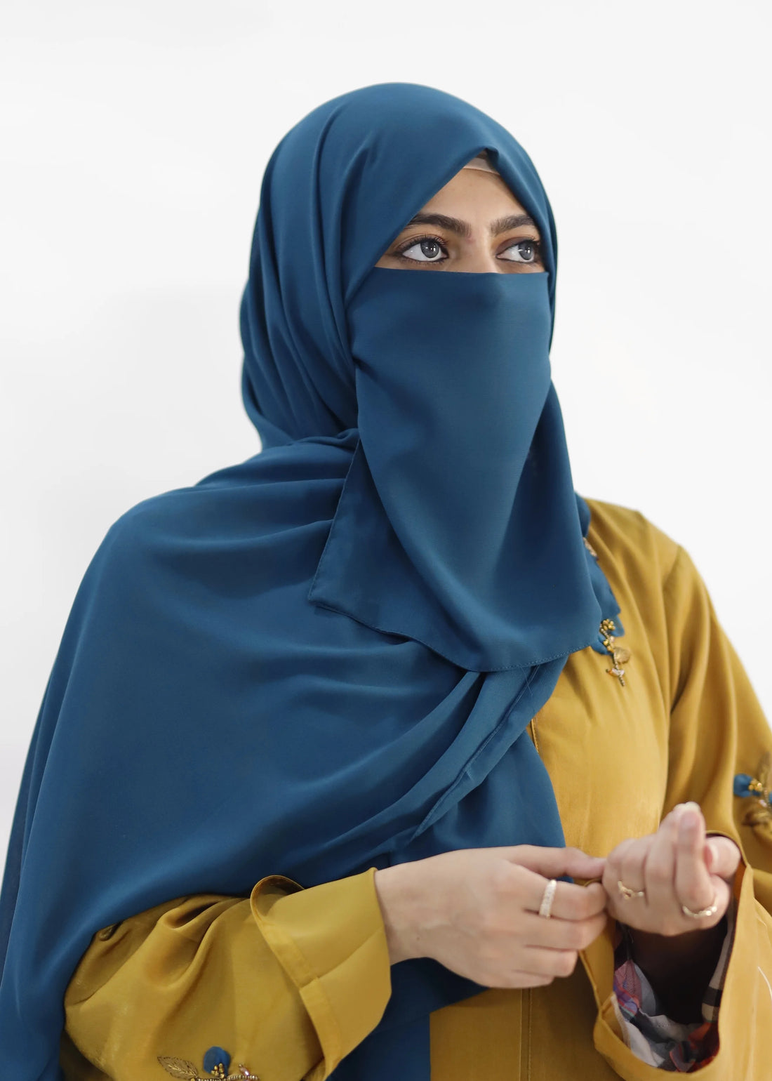 Hijab & Niqab Set Turquoise