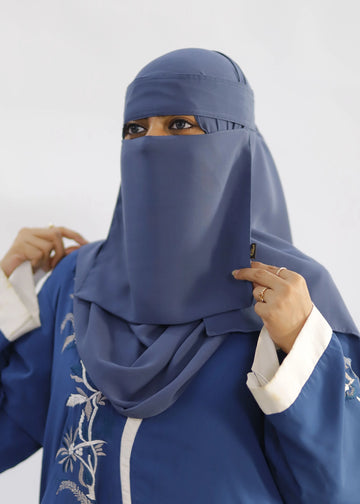 Saudi Niqab Set Pebble