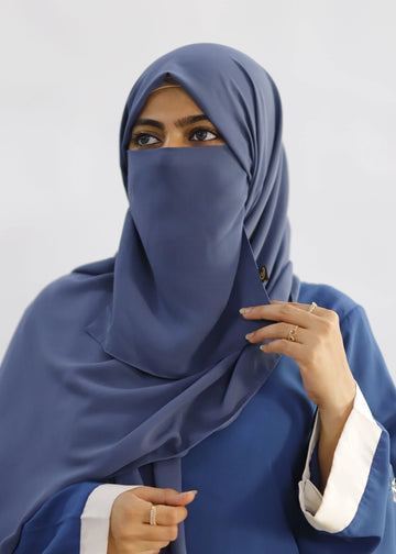 Hijab & Niqab Set Pebble
