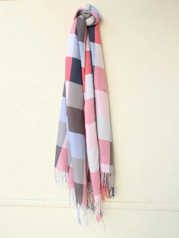 Chequered Fall Print Hijab
