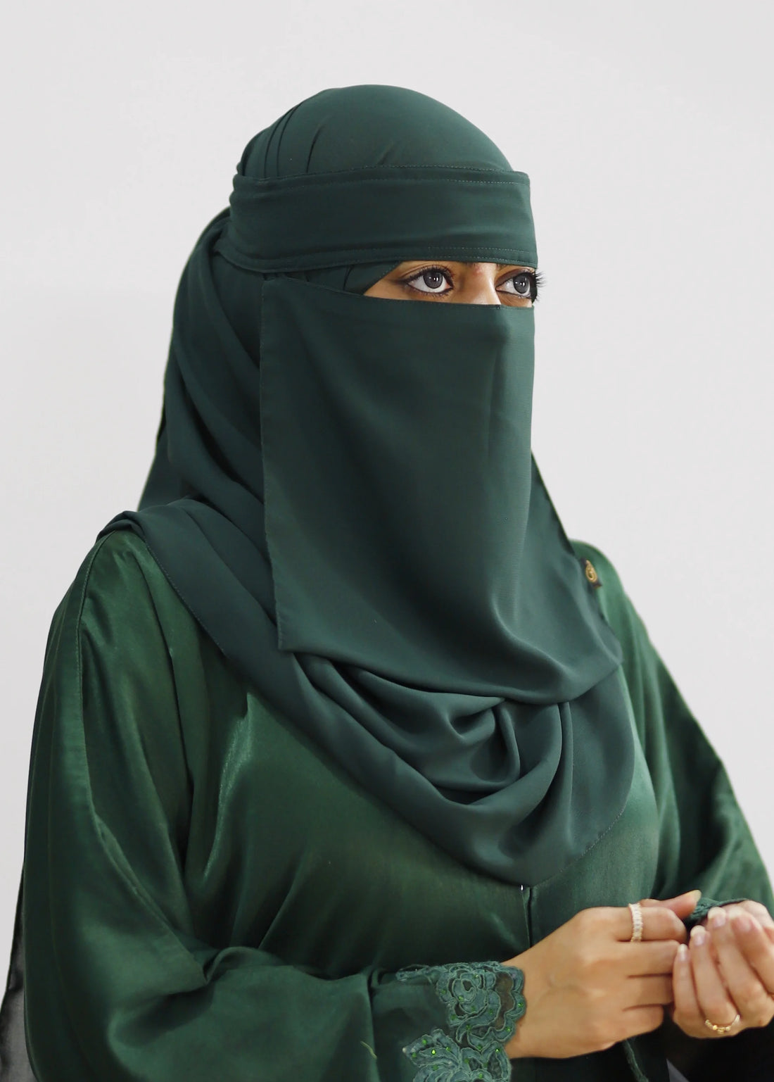Saudi Niqab Set Emerald