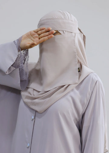 Saudi Niqab Set Cool Beige