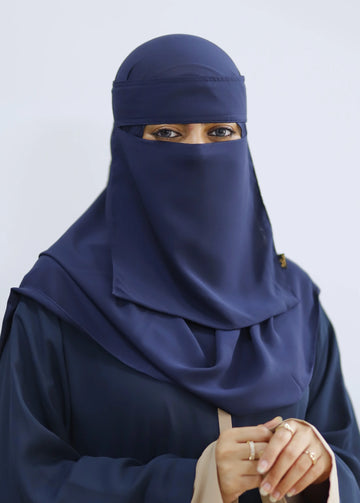 Saudi Niqab Set Navy