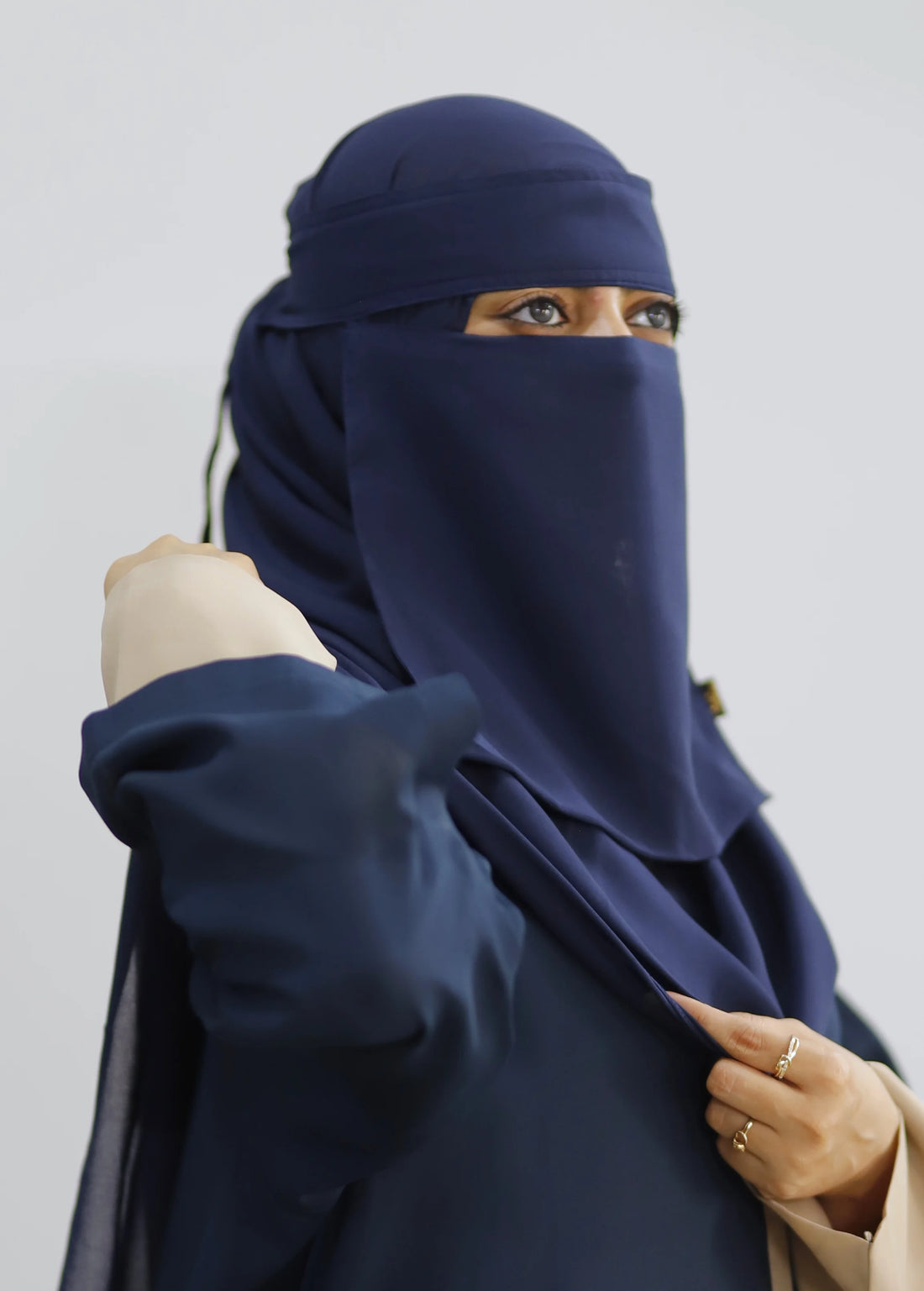 Saudi Niqab Set Navy