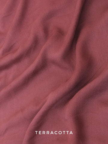 Premium Modal Hijab Terracotta