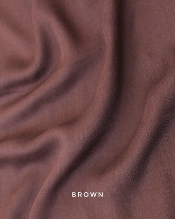 Premium Modal Hijab Brown