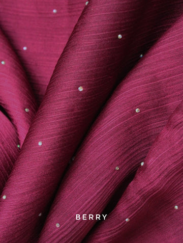 Diamante Luxe Hijab Berry