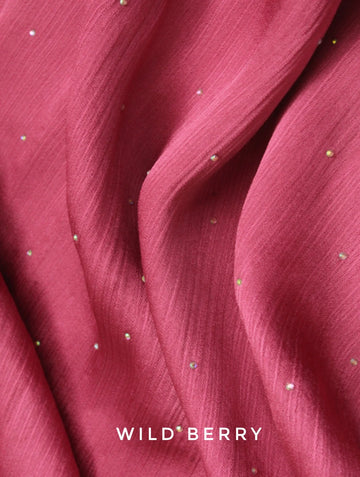 Diamante Luxe Hijab Wild Berry
