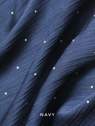 Diamante Luxe Hijab Navy