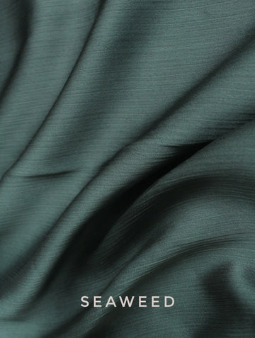 Luxe Silk Hijab Seaweed