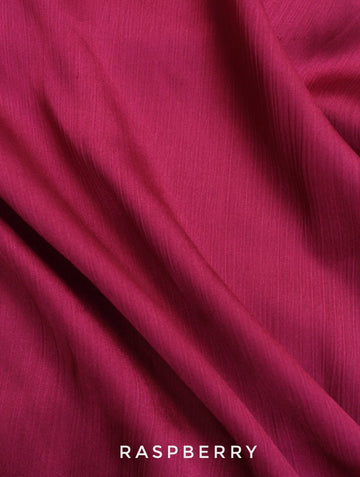 Luxe Silk Hijab Raspberry
