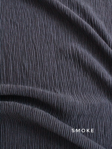 Textured Jersey Smoke