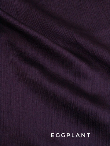 Crinkle Silk Hijab Deep Purple