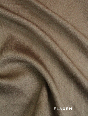 Crinkle Silk Hijab Flaxen
