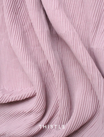 Pleated Georgette Hijab Thistle