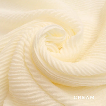 Waffle Hijab Cream