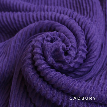 Waffle Hijab Purple