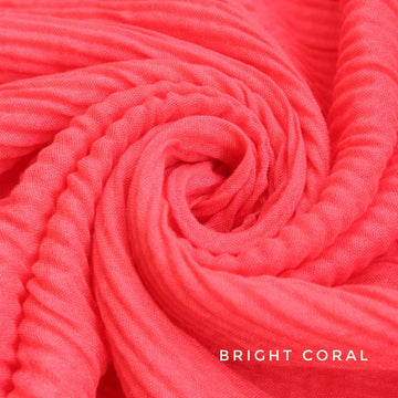 Waffle Hijab Coral