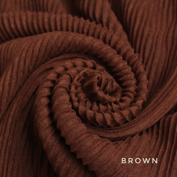 Waffle Hijab Brown