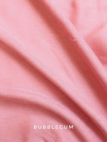Premium Modal Hijab Bubblegum