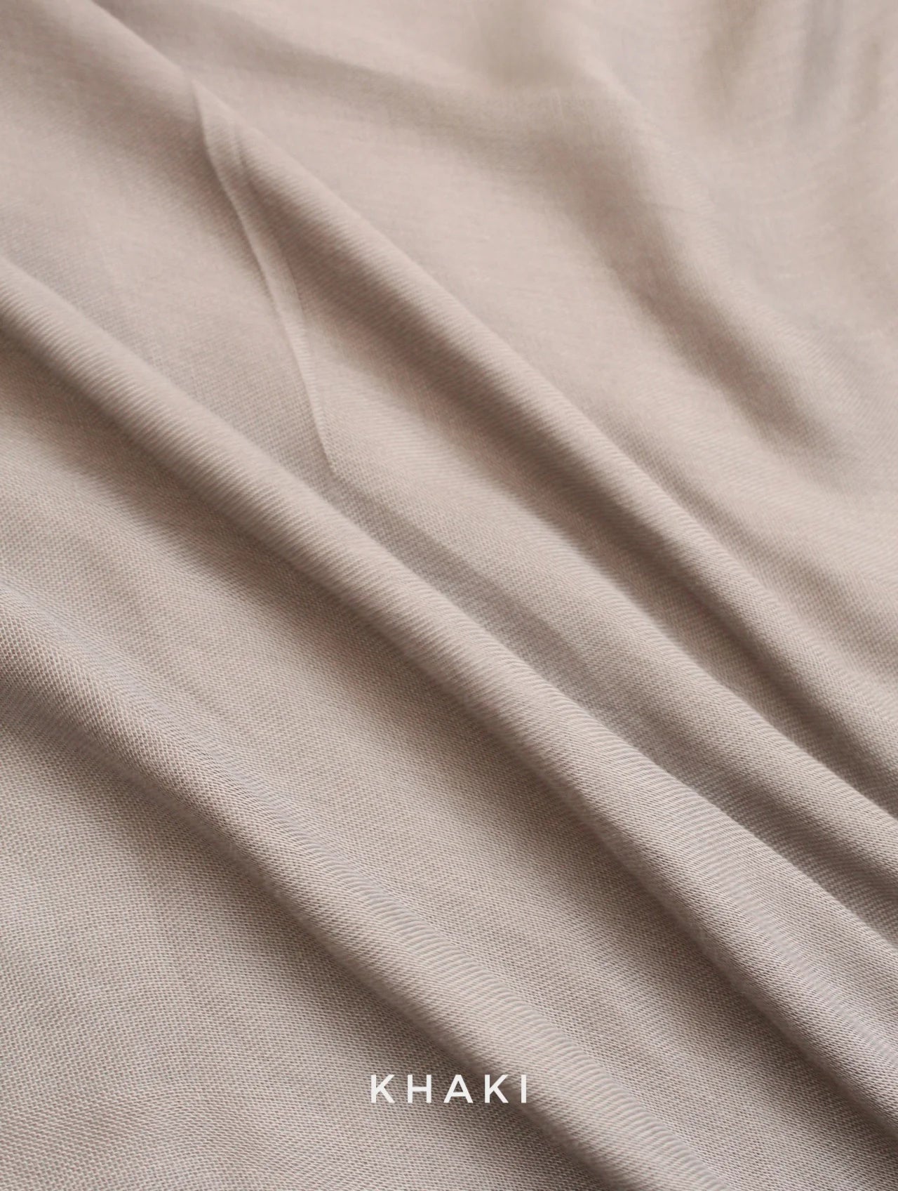 Premium Modal Hijab Khaki