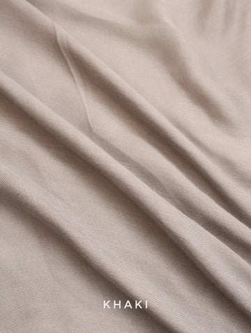 Premium Modal Hijab Khaki
