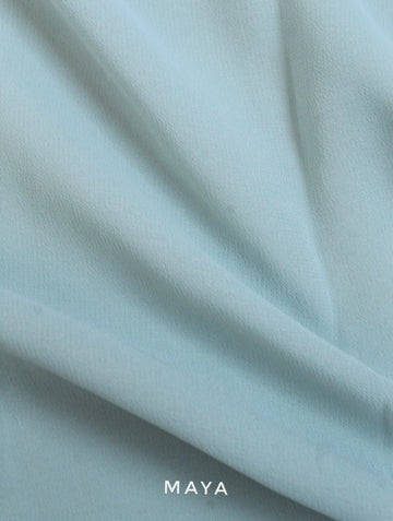 Plain Georgette Hijab Maya