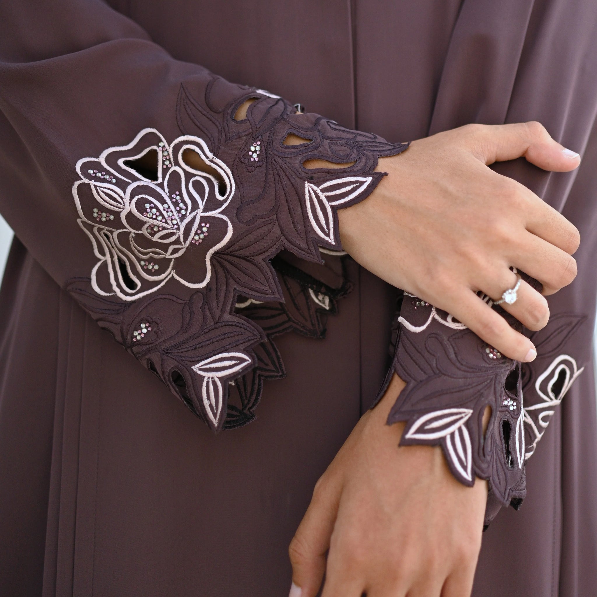 Mocha Pearl Abaya