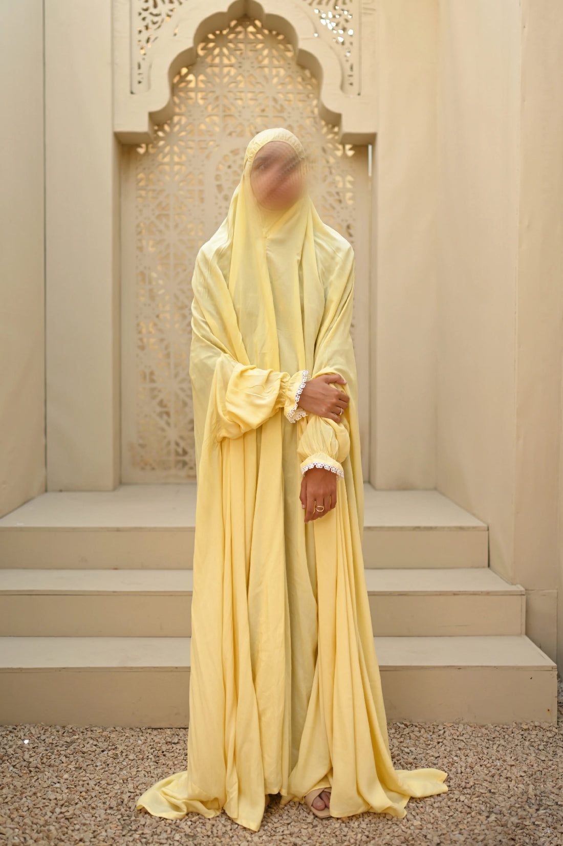Zenia Namaz Chadar Yellow