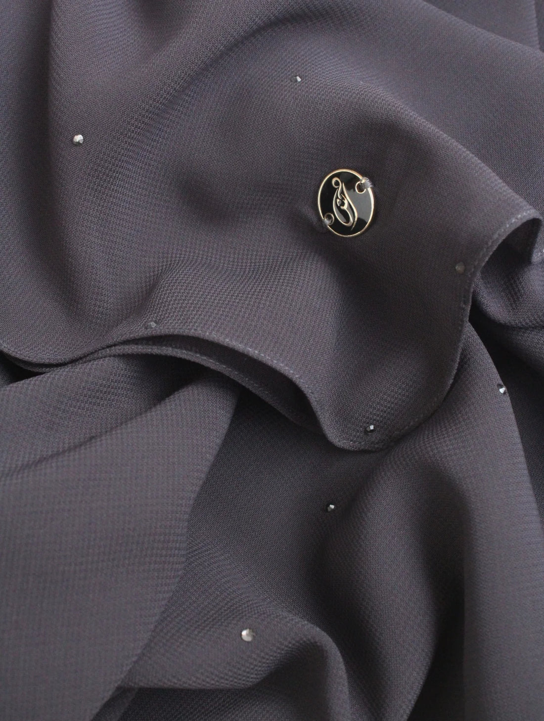 Ameera Diamante Hijab Smoke