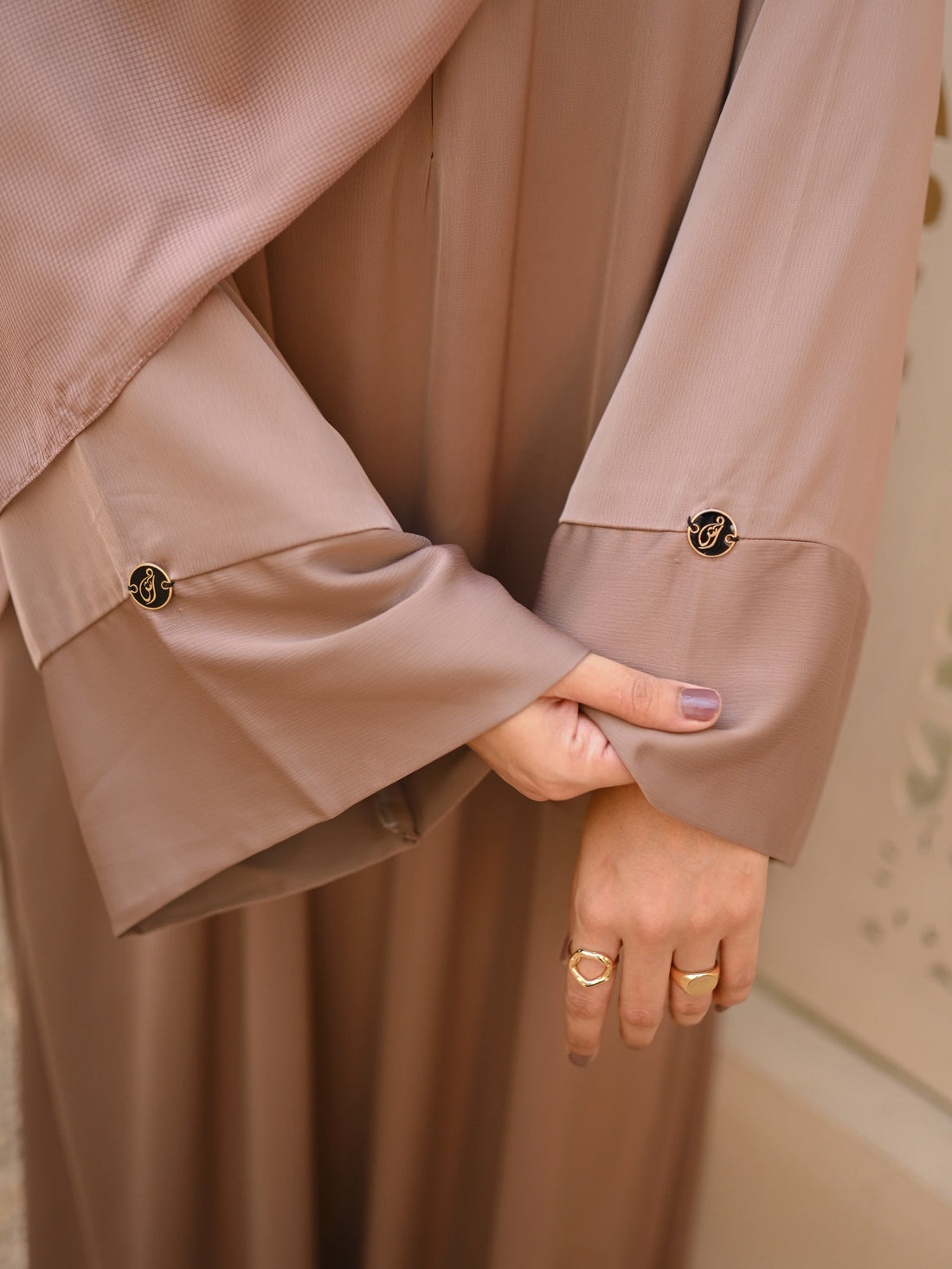 Raha Everyday Luxe Abaya Old Rose