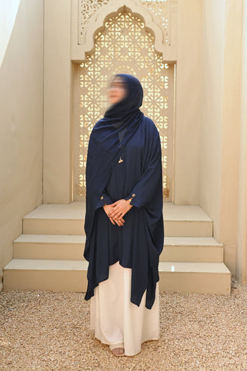 Noura Shrug Navy