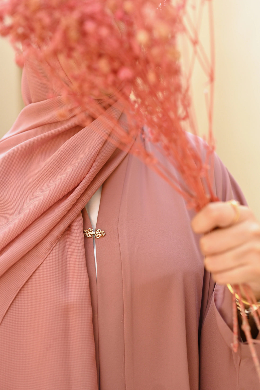 Noura Shrug Rosewood