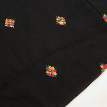 Black Embroidered Chadar