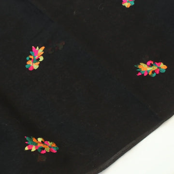Black Embroidered Chadar
