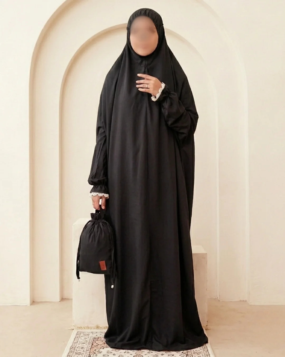 Lawn | Zenia Namaz Chadar Black