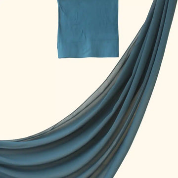 Georgette Hijab & Cap Matching Set Turquoise