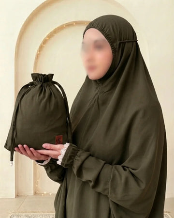 Lawn | Zenia Namaz Chadar Army Green