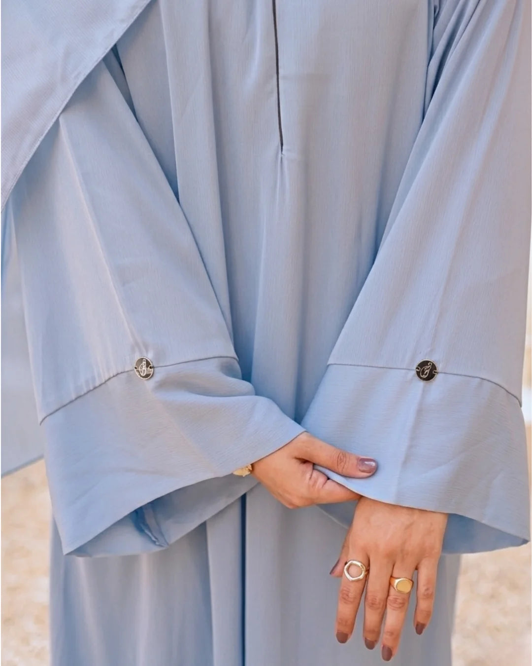Raha Everyday Luxe Abaya Sky Blue
