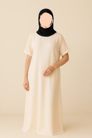 Abaya Inner Ivory