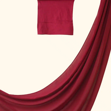 Georgette Hijab & Cap Matching Set Maroon