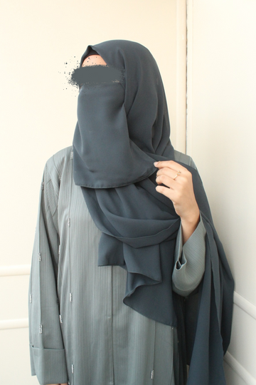 Hijab & Niqab Set Seaweed