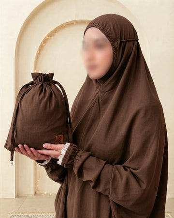Lawn | Zenia Namaz Chadar Brown