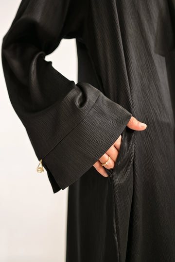 Nooreh Everyday Luxe Abaya Black