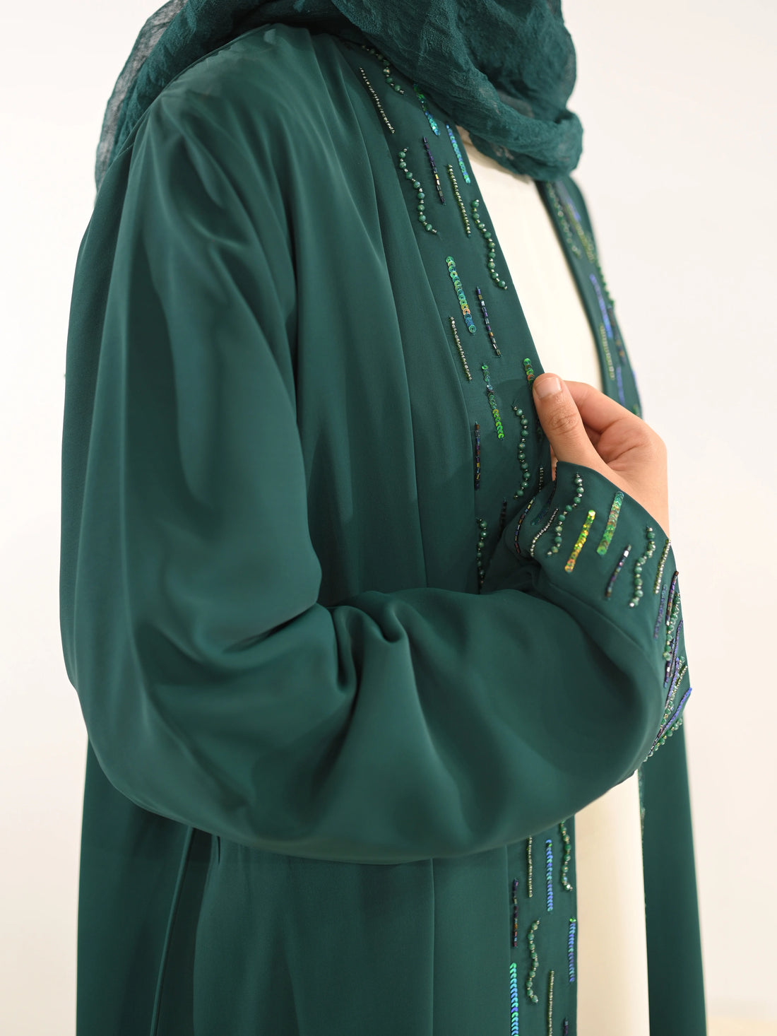Zimal Abaya Green