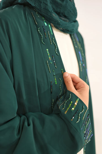 Zimal Abaya Green