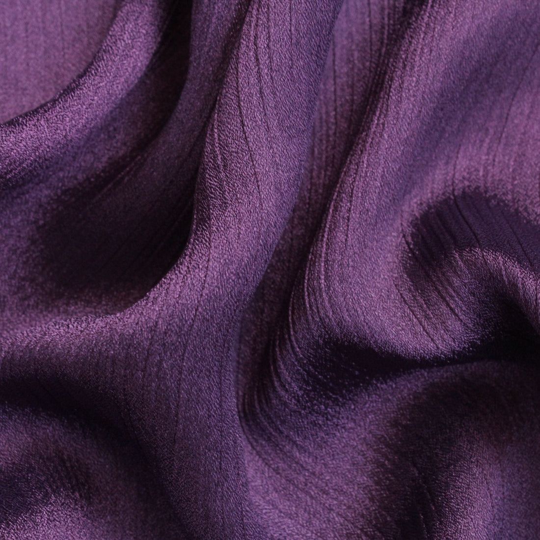 Crinkle Silk Hijab Deep Purple
