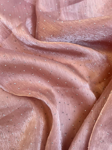 Lustre Diamantes Hijab Champagne
