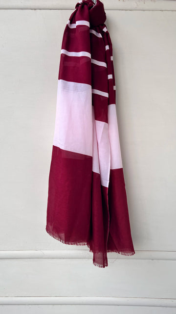 Turkish Striped Printed Hijab